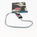 CHANEL Chain Compact Wallet Satin Black CC Auth 143013-7