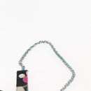 CHANEL Chain Compact Wallet Satin Black CC Auth 143013-14