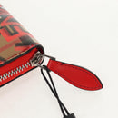 BURBERRY Nova Check Graffiti Long Wallet PVC Beige Auth 143015M-14