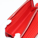 BURBERRY Nova Check Graffiti Long Wallet PVC Beige Auth 143015M-17