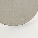 HERMES Bag Charm Leather White Auth 143016-8