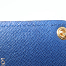 LOUIS VUITTON Damier Azur Porte Cles Illustrious Room Charm M66943 Auth 143019V-10