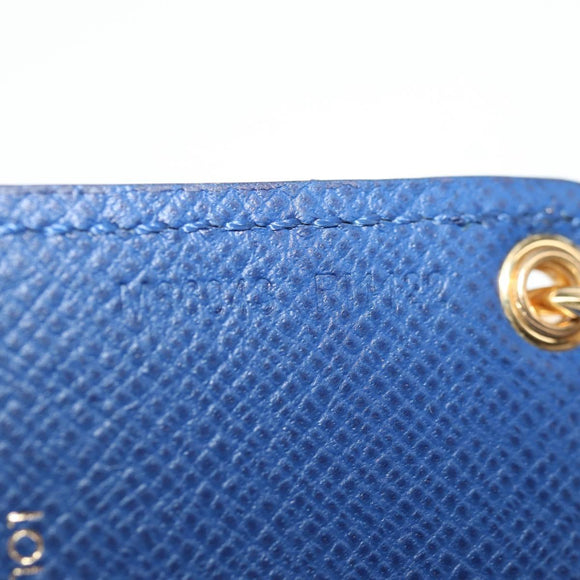 LOUIS VUITTON Damier Azur Porte Cles Illustrious Room Charm M66943 Auth 143019V