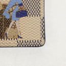 LOUIS VUITTON Damier Azur Porte Cles Illustrious Room Charm M66943 Auth 143019V-6