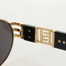 FENDI Fenderche Versace Collaboration Sunglasses metal Black Auth 143020M-15