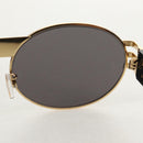 FENDI Fenderche Versace Collaboration Sunglasses metal Black Auth 143020M-16