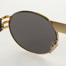 FENDI Fenderche Versace Collaboration Sunglasses metal Black Auth 143020M-18