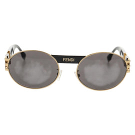 FENDI Fenderche Versace Collaboration Sunglasses metal Black Auth 143020M - 0