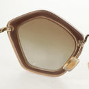 Miu Miu Sunglasses metal Beige Auth 143021M-17