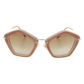 Miu Miu Sunglasses metal Beige Auth 143021M - 0