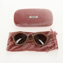 Miu Miu Sunglasses metal Beige Auth 143021M-20