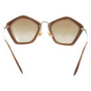 Miu Miu Sunglasses metal Beige Auth 143021M-3