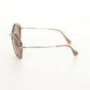 Miu Miu Sunglasses metal Beige Auth 143021M-4