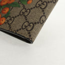 GUCCI GG Supreme Wallet PVC Beige Auth 143023M-17