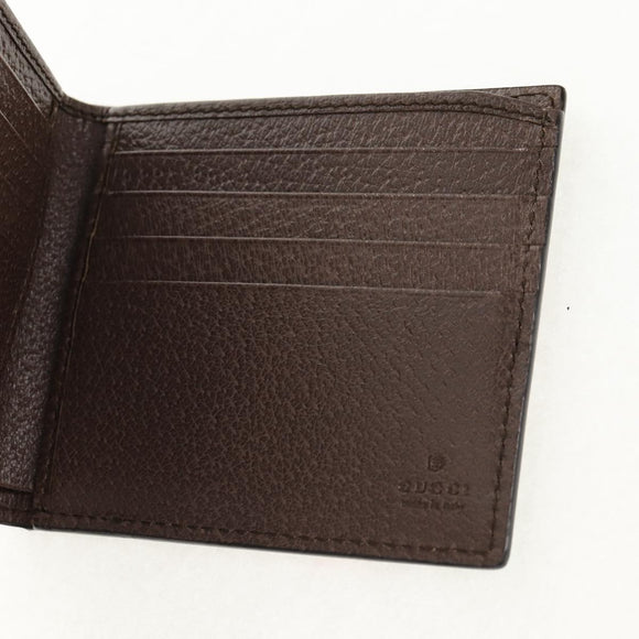 GUCCI GG Supreme Wallet PVC Beige Auth 143023M