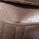 GUCCI GG Supreme Wallet PVC Beige Auth 143023M-12