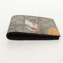 GUCCI GG Supreme Wallet PVC Beige Auth 143023M-7