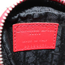 Christian Dior Hardcore Pouch Canvas White Red Auth 143024V-12