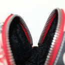 Christian Dior Hardcore Pouch Canvas White Red Auth 143024V-21