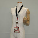 Christian Dior Hardcore Pouch Canvas White Red Auth 143024V-22