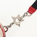 Christian Dior Hardcore Pouch Canvas White Red Auth 143024V-8