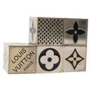 LOUIS VUITTON Monogram Gamecube Paper weight metal Silver M99454 LV Auth 143026-1