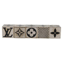 LOUIS VUITTON Monogram Gamecube Paper weight metal Silver M99454 LV Auth 143026-4