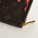 LOUIS VUITTON Monogram Rose Zippy Wallet Long Wallet M93579 LV Auth 143027V-16