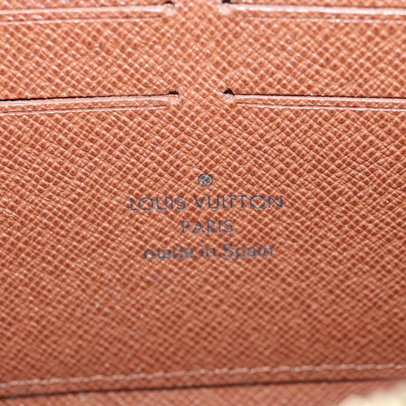 LOUIS VUITTON Monogram Rose Zippy Wallet Long Wallet M93579 LV Auth 143027V