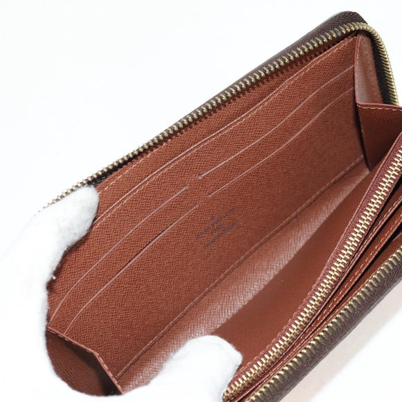 LOUIS VUITTON Monogram Rose Zippy Wallet Long Wallet M93579 LV Auth 143027V
