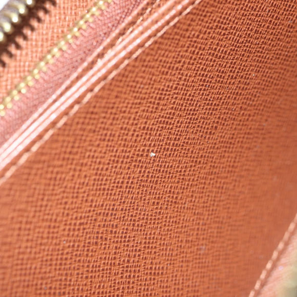 LOUIS VUITTON Monogram Rose Zippy Wallet Long Wallet M93579 LV Auth 143027V