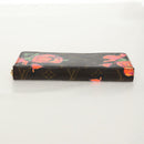 LOUIS VUITTON Monogram Rose Zippy Wallet Long Wallet M93579 LV Auth 143027V-6