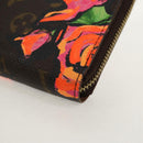 LOUIS VUITTON Monogram Rose Zippy Wallet Long Wallet M93579 LV Auth 143027V-14