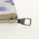 LOUIS VUITTON Monogram Watercolor Zippy Wallet Vertical Blue M80499 Auth 143028A-9