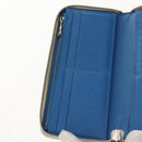 LOUIS VUITTON Monogram Watercolor Zippy Wallet Vertical Blue M80499 Auth 143028A-18