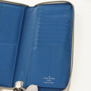 LOUIS VUITTON Monogram Watercolor Zippy Wallet Vertical Blue M80499 Auth 143028A-19