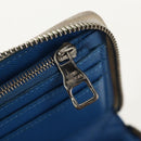 LOUIS VUITTON Monogram Watercolor Zippy Wallet Vertical Blue M80499 Auth 143028A-21