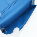 LOUIS VUITTON Monogram Watercolor Zippy Wallet Vertical Blue M80499 Auth 143028A-22