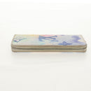 LOUIS VUITTON Monogram Watercolor Zippy Wallet Vertical Blue M80499 Auth 143028A-3