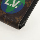 LOUIS VUITTON Monogram Logo Story Zippy Organizer Wallet M67826 LV Auth 143029V-10