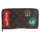 LOUIS VUITTON Monogram Logo Story Zippy Organizer Wallet M67826 LV Auth 143029V-2