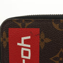 LOUIS VUITTON Monogram Logo Story Zippy Organizer Wallet M67826 LV Auth 143029V-3