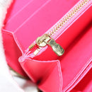 LOUIS VUITTON Monogram Graffiti Zippy Wallet Wallet Pink M93710 Auth 143030V-20