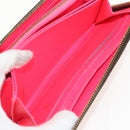 LOUIS VUITTON Monogram Graffiti Zippy Wallet Wallet Pink M93710 Auth 143030V-23