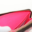 LOUIS VUITTON Monogram Graffiti Zippy Wallet Wallet Pink M93710 Auth 143030V-25