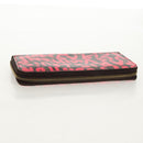 LOUIS VUITTON Monogram Graffiti Zippy Wallet Wallet Pink M93710 Auth 143030V-6