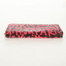 LOUIS VUITTON Monogram Graffiti Zippy Wallet Wallet Pink M93710 Auth 143030V-7