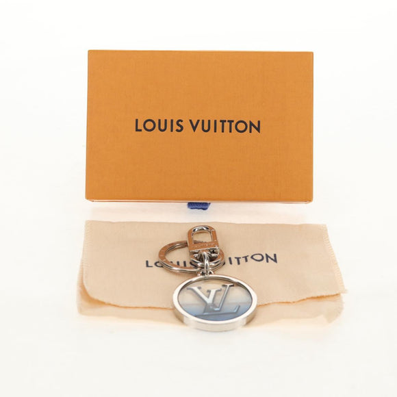 LOUIS VUITTON Porte Cles Inclusion Charm metal Silver Tone M69852 Auth 143031M