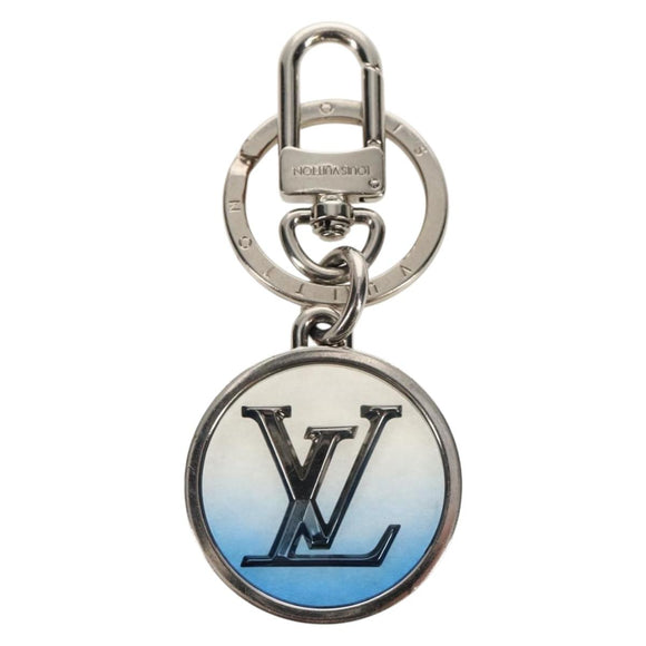 LOUIS VUITTON Porte Cles Inclusion Charm metal Silver Tone M69852 Auth 143031M