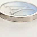 LOUIS VUITTON Porte Cles Inclusion Charm metal Silver Tone M69852 Auth 143031M-9